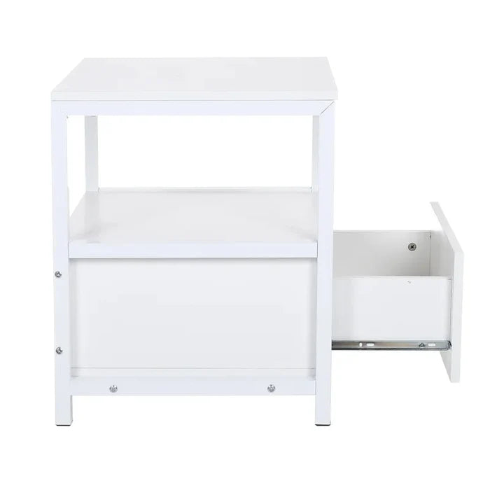 Noah Drawer Bedside Table Ouch Cart