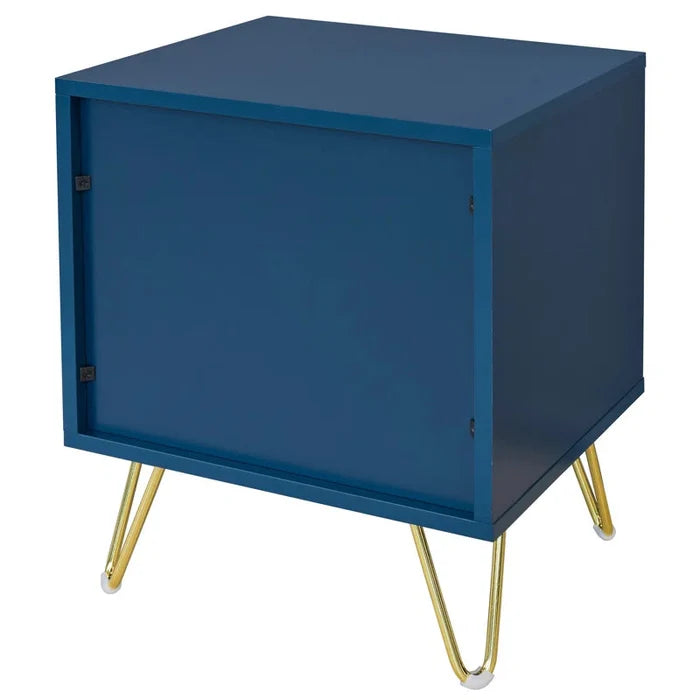 Noah Manufactured Wood Bedside Table Ouch Cart