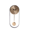 Noir pendulam wallclock N.R.HOMESDECOR