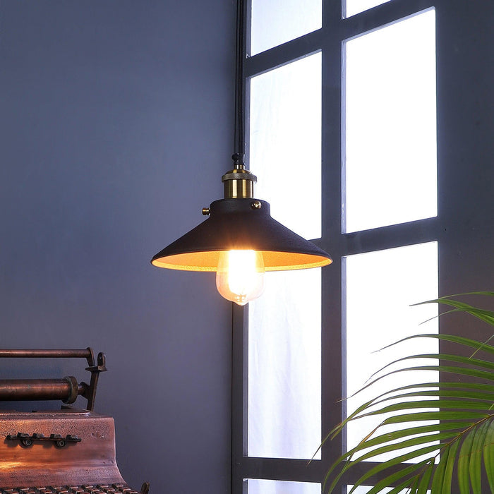 Nora Black Metal Single Hanging Light By Ss Lightings - Ouch Cart