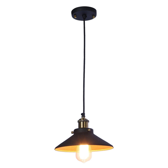Nora Black Metal Single Hanging Light By Ss Lightings - Ouch Cart