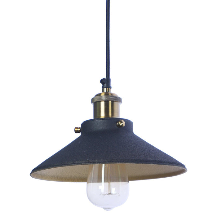 Nora Black Metal Single Hanging Light By Ss Lightings - Ouch Cart