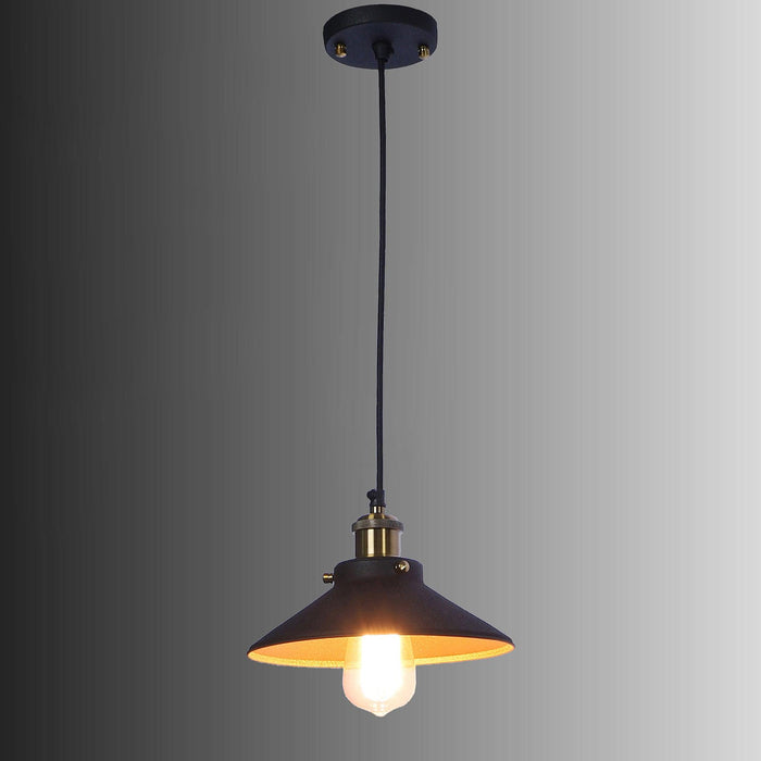Nora Black Metal Single Hanging Light By Ss Lightings - Ouch Cart