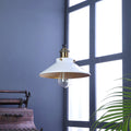 Nora White Metal Single Hanging Light By Ss Lightings - Ouch Cart
