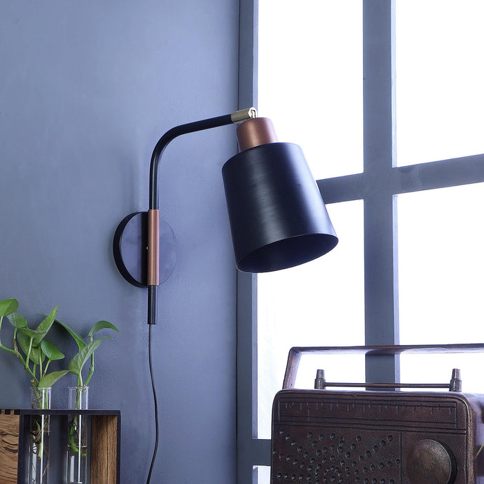 Norell Black Metal Wall Light by SS Lightings - Ouch Cart