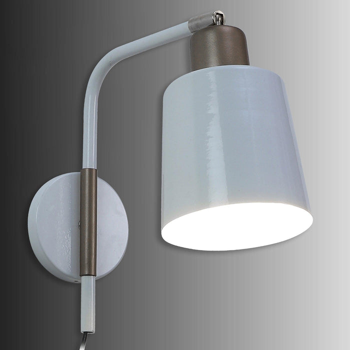 Norell White Metal Wall Light by SS Lightings - Ouch Cart