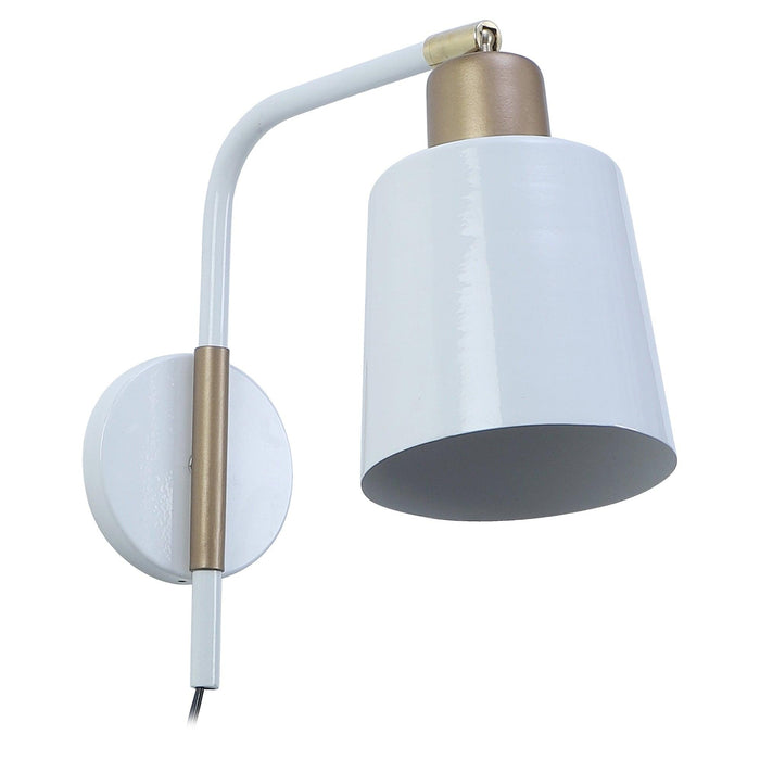 Norell White Metal Wall Light by SS Lightings - Ouch Cart