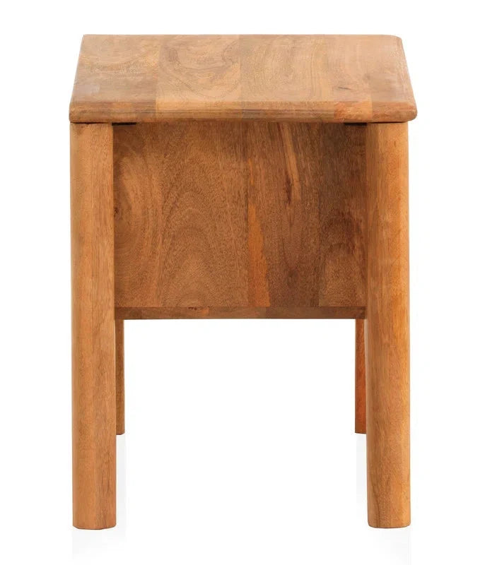 Nova Solid Wood Bedside Table Ouch Cart