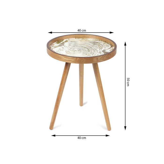 Oakveil Brown Table  Medium M.M.I. OVERSEAS