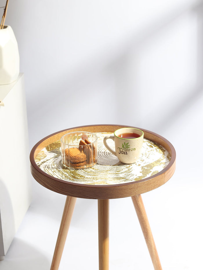 Oakveil Brown Table  Medium M.M.I. OVERSEAS