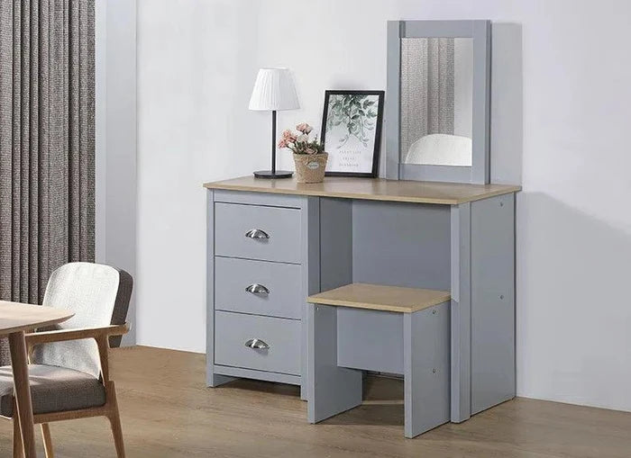 Olafur Dressing Table with Mirror - Ouch Cart