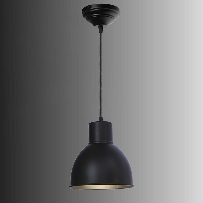 Opi Minimal Pastel Black Metal Single Hanging Light by SS Lightings - Ouch Cart