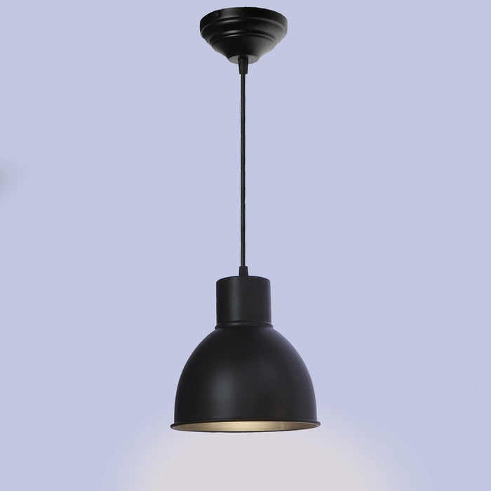 Opi Minimal Pastel Black Metal Single Hanging Light by SS Lightings - Ouch Cart