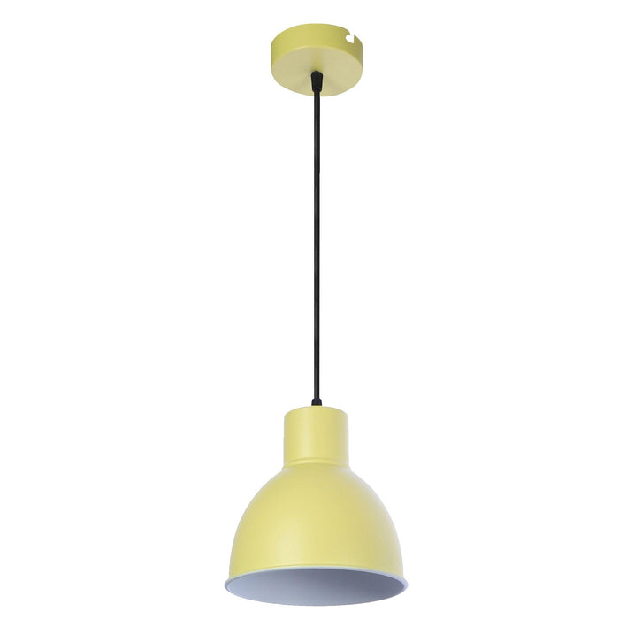 Opi Minimal Pastel Yellow Metal Single Hanging Light by SS Lightings - Ouch Cart