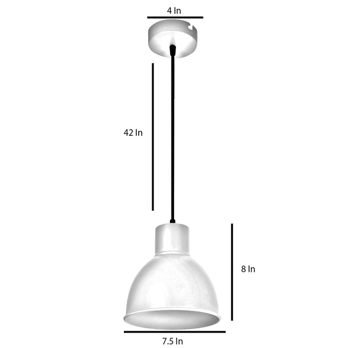 Opi Minimal Pastel Yellow Metal Single Hanging Light by SS Lightings - Ouch Cart