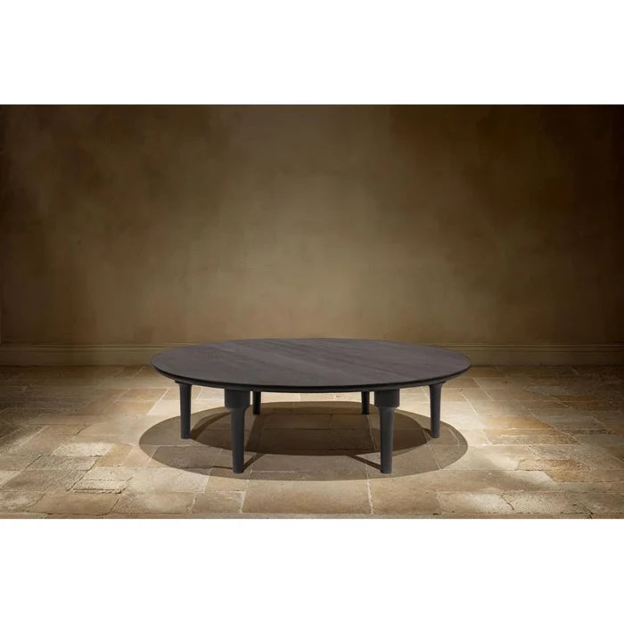 Oversized Round Mango Wood Coffee Table