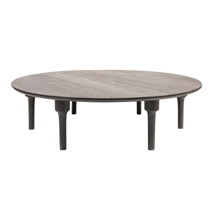 Oversized Round Mango Wood Coffee Table