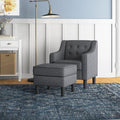 Pearson accent chair with ottoman - Ouch Cart