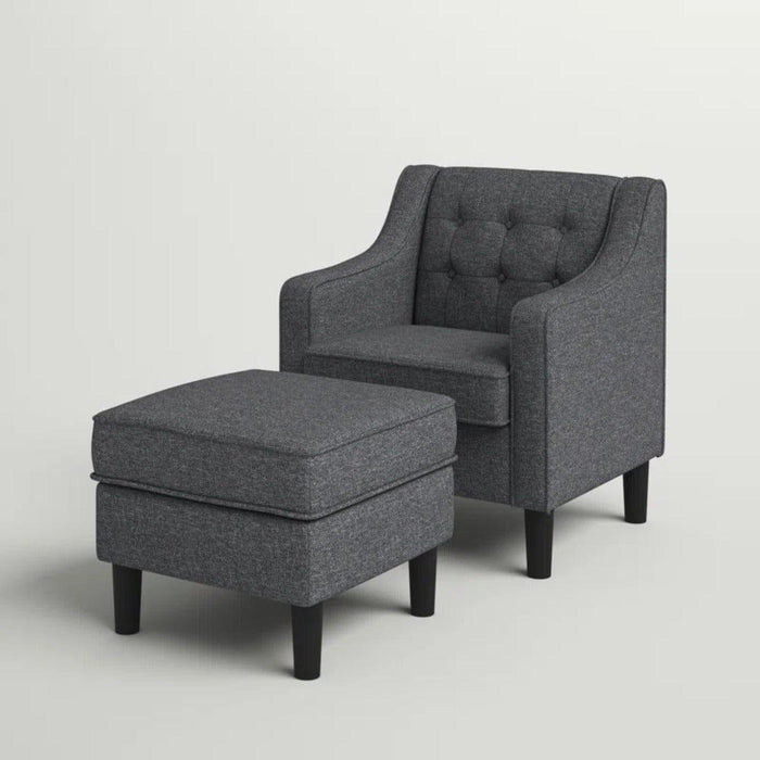 Pearson accent chair with ottoman - Ouch Cart