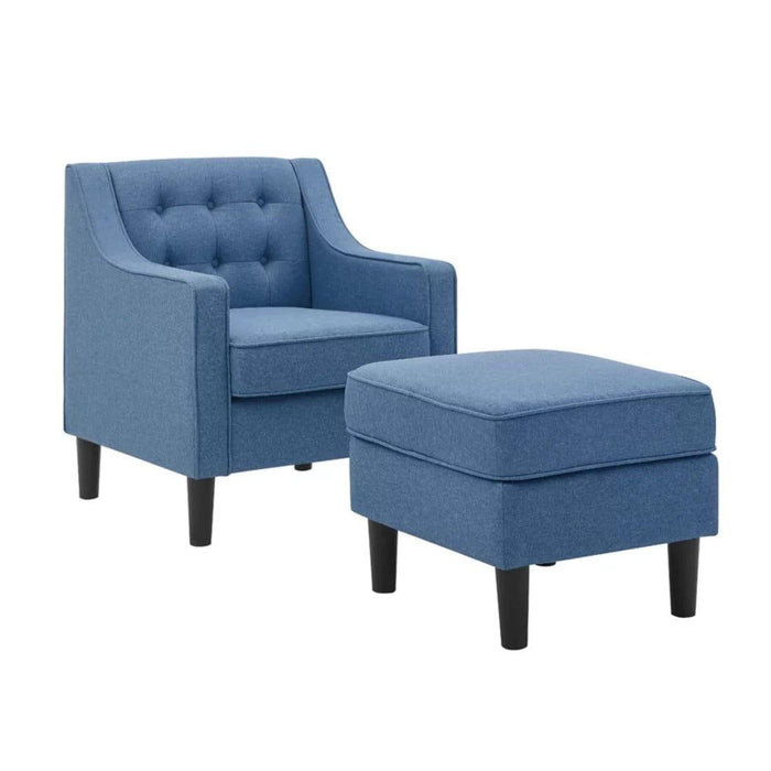 Pearson accent chair with ottoman - Ouch Cart