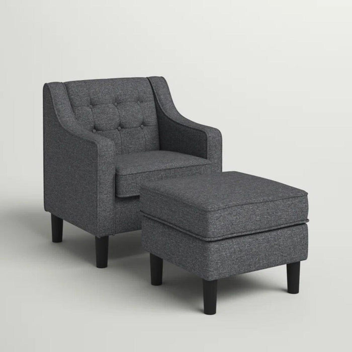 Pearson accent chair with ottoman - Ouch Cart
