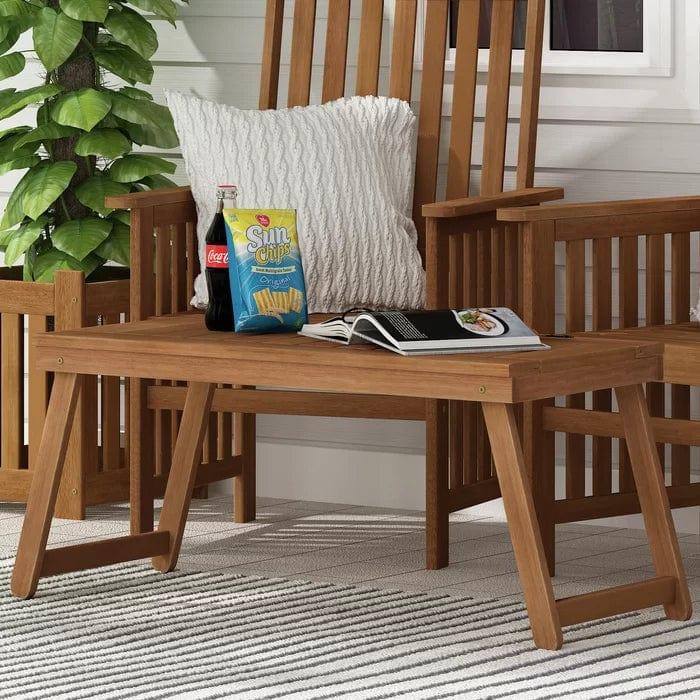 Phelan Folding Wooden Coffee Table - Ouch Cart