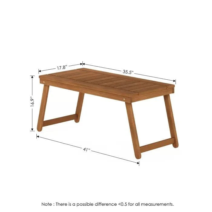 Phelan Folding Wooden Coffee Table - Ouch Cart