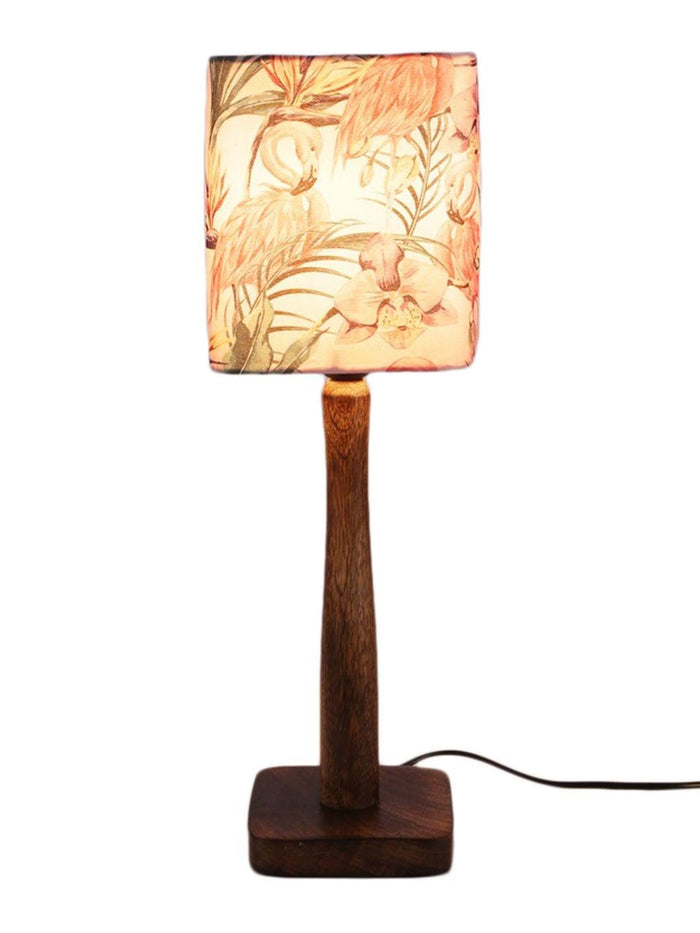 Pink Flamingo Wooden Lamp - Ouch Cart