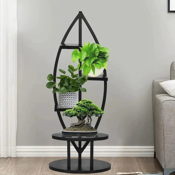 Plant Stand: Oval Shape Multi-Tiered Plant Stand - Ouch Cart