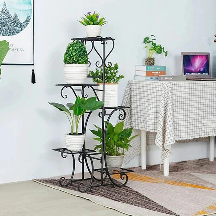 Plant Stand: Triangular Multi-Tiered Plant Stand - Ouch Cart