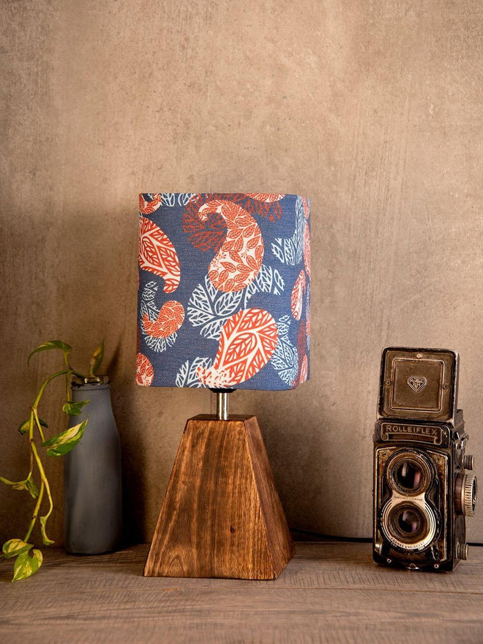 Pyramid Colorful Ambee Print Lamp - Ouch Cart