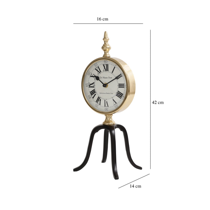 Quad Stand clock in Black M.M.I. OVERSEAS