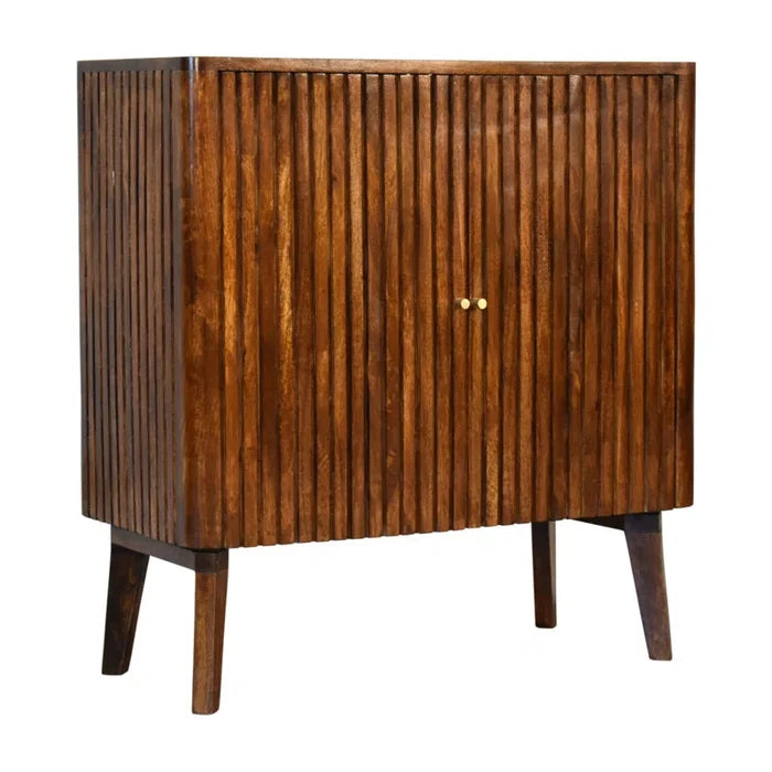 Quinn Solid Wood Rectangle Accent Chest Ouch Cart