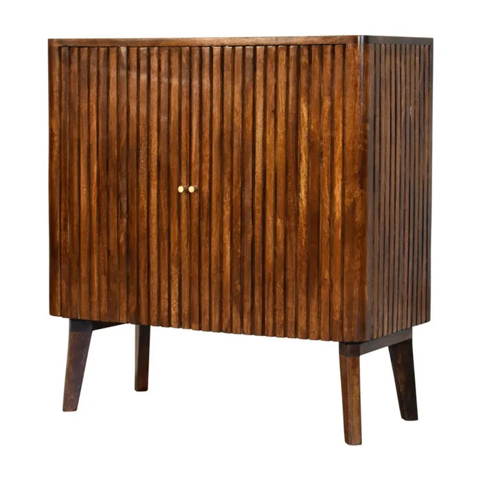 Quinn Solid Wood Rectangle Accent Chest Ouch Cart