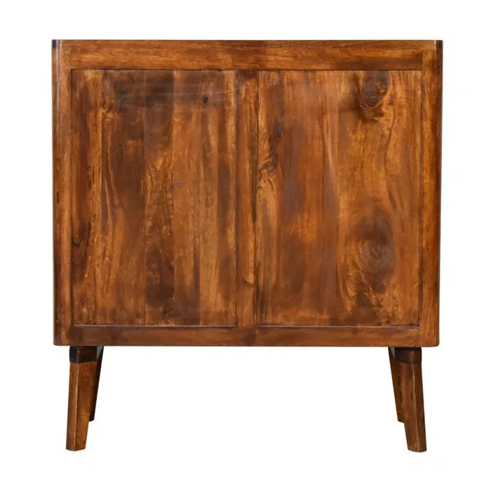 Quinn Solid Wood Rectangle Accent Chest Ouch Cart