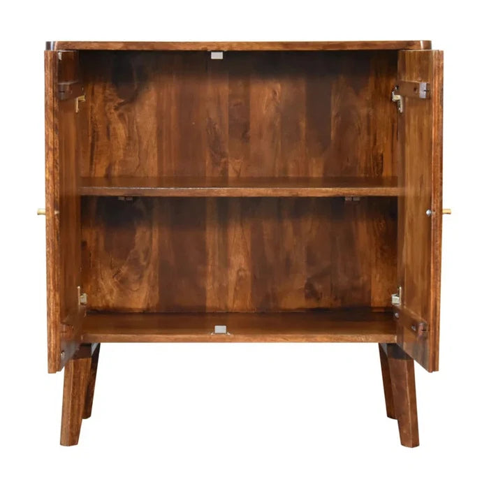 Quinn Solid Wood Rectangle Accent Chest Ouch Cart