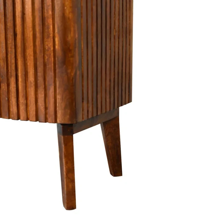 Quinn Solid Wood Rectangle Accent Chest Ouch Cart