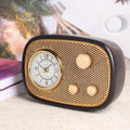 Radio Wave Table Clock in Black Frame - Ouch Cart