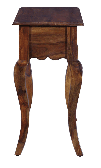 Rectangle Design Sheesham Wood console table With Drawer - Ouch Cart