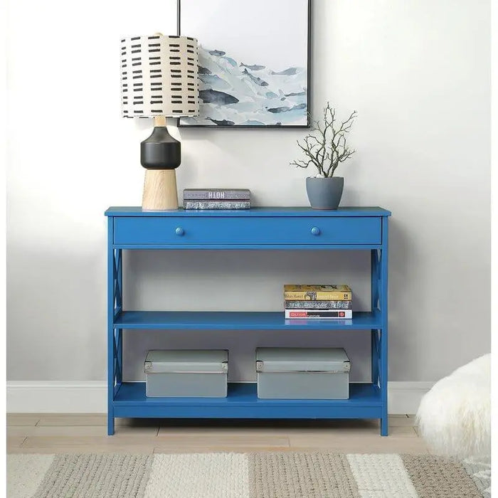 Rectangular Shape Wooden Console Table with Drawer - Ouch Cart