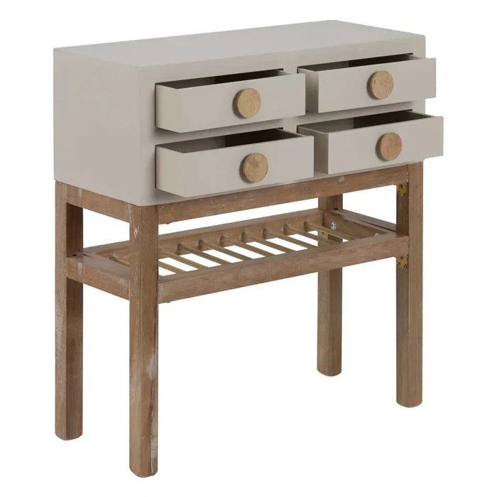 Ren Solid Wood Console Table Ouch Cart