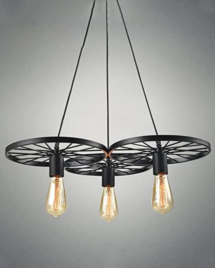 Retro Decorative Wheel Hanging Vintage Industrial Pendants - Ouch Cart