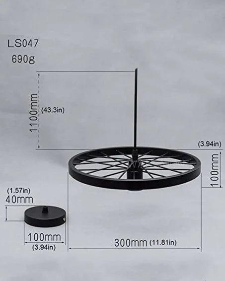 Retro Decorative Wheel Hanging Vintage Industrial Pendants - Ouch Cart