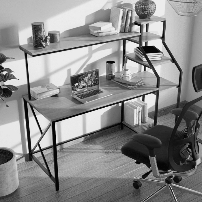Rio Study Table in White Color - Ouch Cart