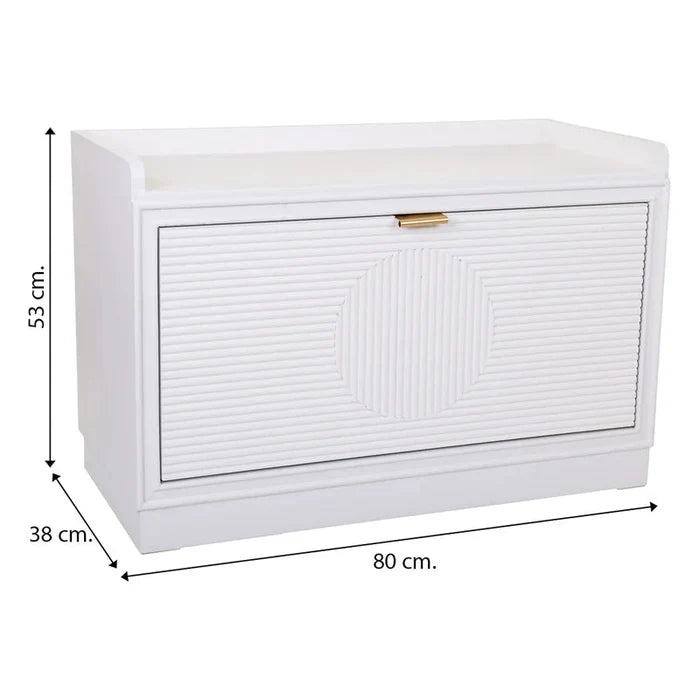 Rowan  1 Drawer Bedside Table Ouch Cart