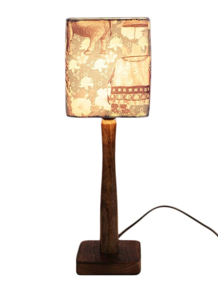 Royal Elephant wooden Lamp - Ouch Cart