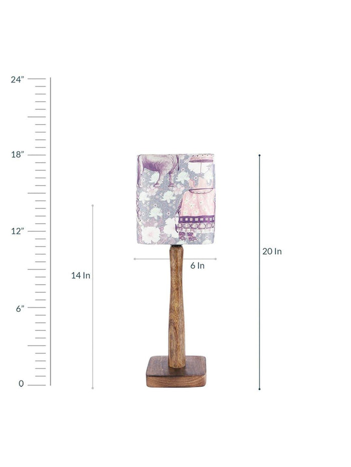 Royal Elephant wooden Lamp - Ouch Cart