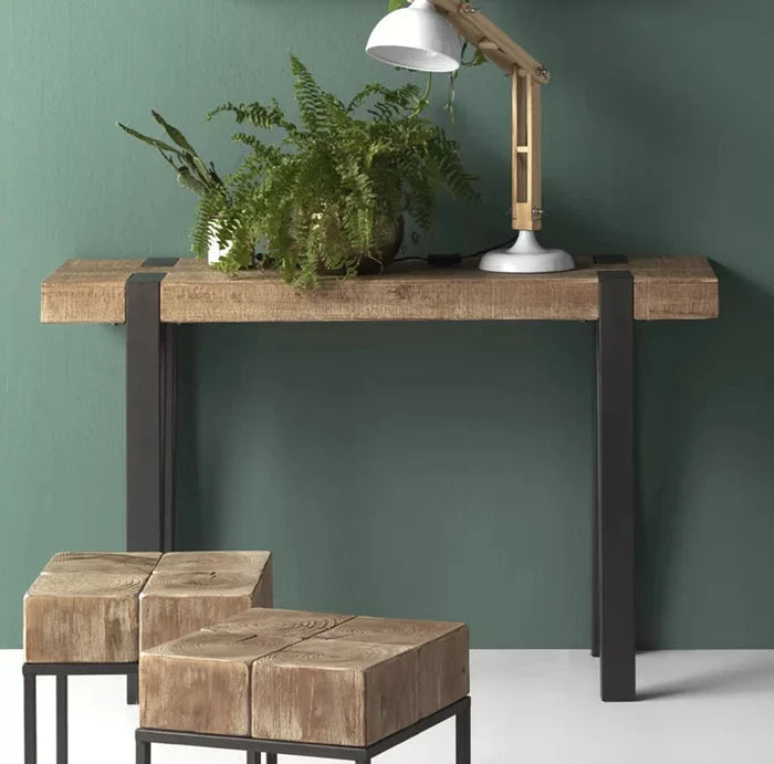 Ryan Modern Rustic Console Table Ouch Cart