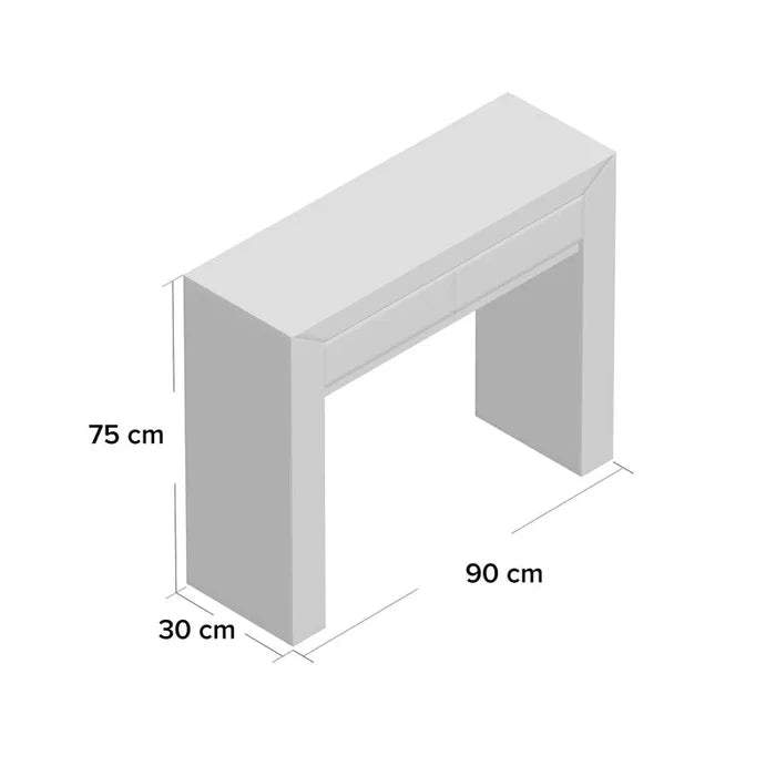 "Sage Console Table: Modern Charm with Subtle Elegance" Ouch Cart