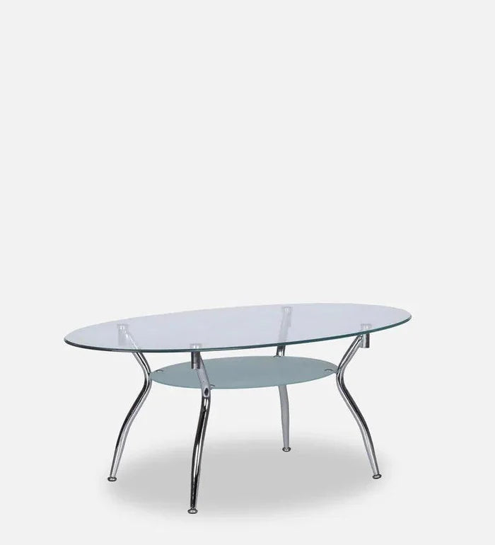 Sakshi Coffee Table with Glass Top - Ouch Cart